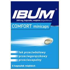 Ibum Comfort tabletki przeciwbólowe miękkie 200 mg, 6 kaps./1 opak._1