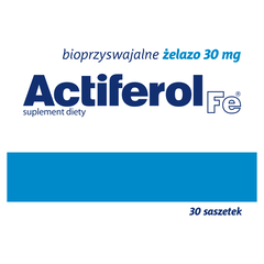 Actiferol FE suplement diety 30 mg, 30 sasz./1 opak._1