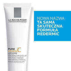 La Roche-Posay Pure Vitamin C Light intensywnie nawilżająca i ujędrniająca pielęgnacja przeciwzmarszczkowa z czystą witaminą c do twarzy, 40 ml_2