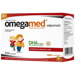 Omegamed Odporność 3+ płyn w saszetkach dla dzieci powyżej 3 roku życia, 30 sasz./1 opak._1