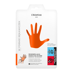 L'biotica regenerująca maska na dłonie w postaci rękawiczek, 26 ml/1 para_1