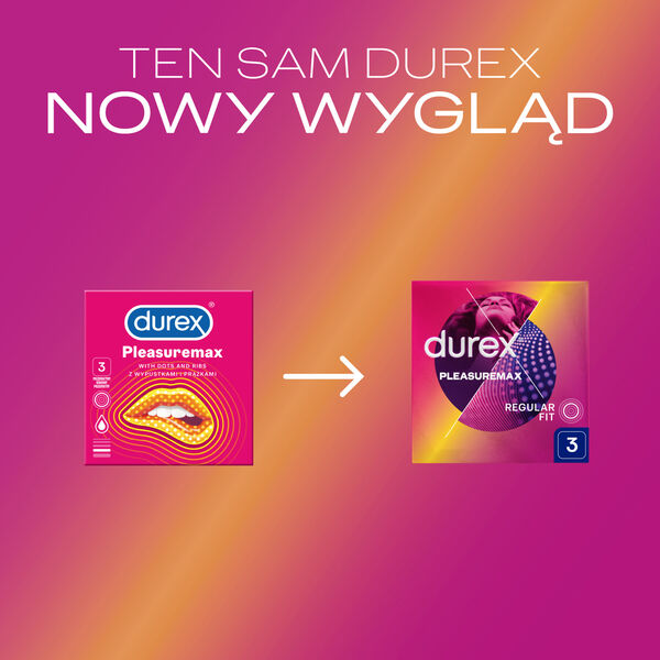 Durex Pleasuremax wyrób medyczny: prezerwatywy, 3 szt./1 opak._2
