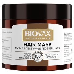L'biotica Biovax maska do włosów z olejkiem arganowym, kokosowym i makadamia, 250 ml_1