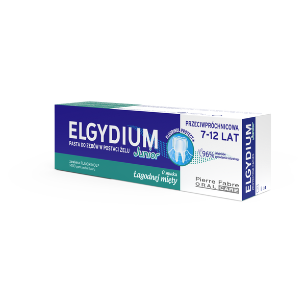 Elgydium Junior pasta do mycia zębów dla dzieci 7-12 miętowa, 50 ml_4
