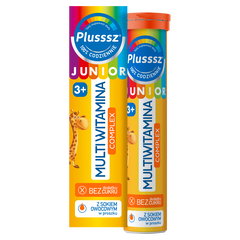 Plusssz Junior Multiwitamina Complex tabletki musujące, 20 tabl./1 opak._1