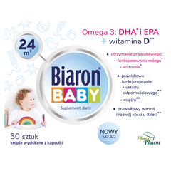 Bioaron Baby suplement diety dla dzieci powyżej 24 miesiąca życia, 30 kaps./1 opak._1