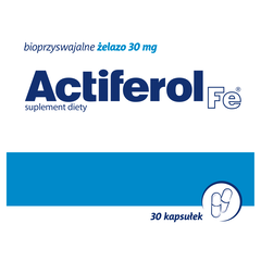 Actiferol FE suplement diety 30 mg, 30 kaps./1 opak._1
