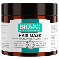 L'biotica Biovax Biovax Biotyna Plus maska do włosów słabych i wypadajacych, 250 ml_1