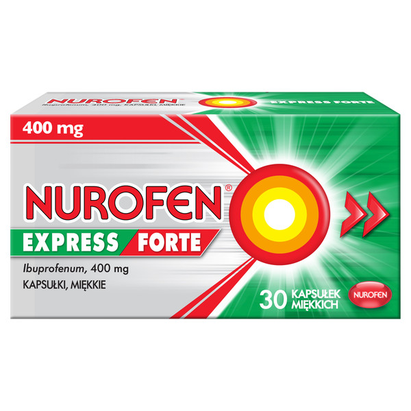 Nurofen Express Forte kapsułki miękkie, 30 szt./1 opak._1