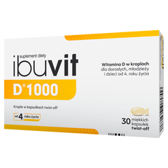 Ibuvit D 1000 krople w kapsułkach, 30 kaps./1 opak._1