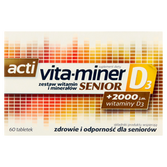 Acti Vita-Miner Senior D3 suplement diety, 60 szt./1 opak._1
