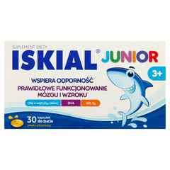 Iskial Junior suplement diety smak cytrynowy, 30 szt./1 opak._1