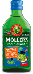 Möller's Tran Norweski tran norweski owocowy, 250 ml_1
