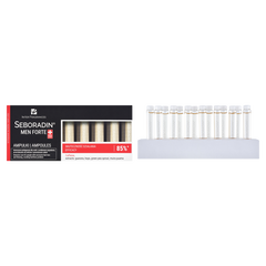 Seboradin Men Forte ampułki przeciw przedwczesnemu wypadaniu włosów, 14x5,5 ml/1 opak._2