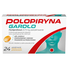 Polopiryna Gardło pastylki na gardło, 24 szt./1 opak._1