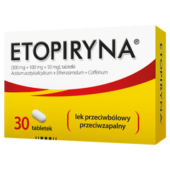Etopiryna tabletki przeciwbólowe, 30 tabl./1 opak._1