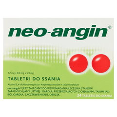 NEO-ANGIN Do ssania tabletki do ssania, 24 tabl./1 opak. _1