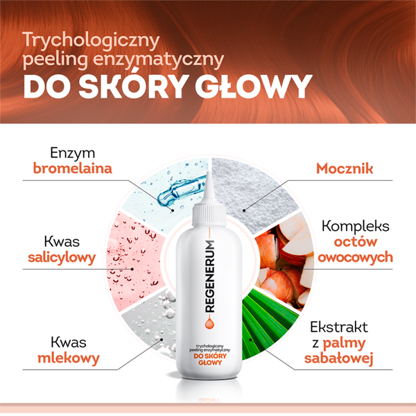 Regenerum trychologiczny peeling enzymatyczny do skóry głowy, 110 ml_5