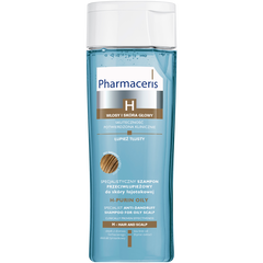 Pharmaceris H H-Purin Oily specjalistyczny szampon przeciwłupieżowy do skóry łojotokowej, łupież tłusty, 250 ml_1