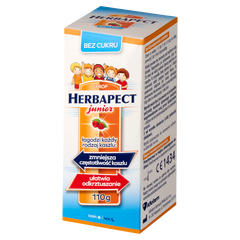 Herbapect Junior bez cukru syrop, 110 g_1