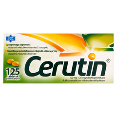 Cerutin tabletki powlekane, 125 tabl./1 opak._1