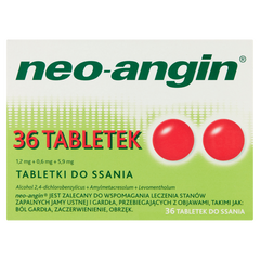 Neo-angin tabletki do ssania na gardło, 36 tabl./1 opak._1