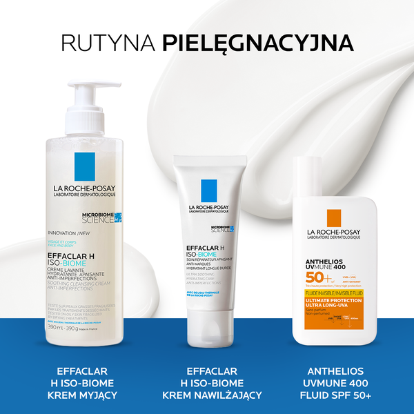 La Roche-Posay Effaclar H ISO-Biome kojący krem nawilżający przeciw niedoskonałościom do twarzy, 40 ml_8