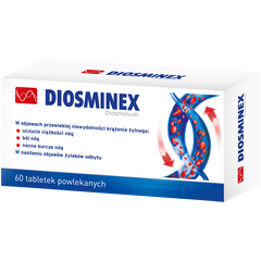 Diosminex tabletki powlekane 1000 mg, 60 tabl./1 opak._1