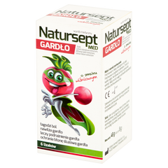 Natursept Med Gardło lizaki o smaku wiśniowym, 6 szt./1 opak._1