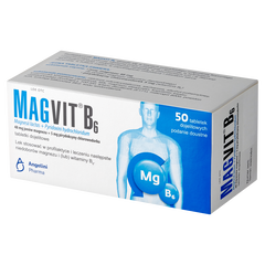 Magvit B6 tabletki dojelitowe, 50 tabl./1 opak._2