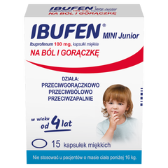 Ibufen Mini Junior lek dla dzieci, 15 kaps./1 opak._1