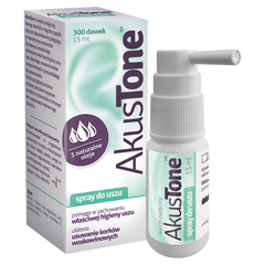 Akustone wyrób medyczny: spray do uszu, 15 ml_1