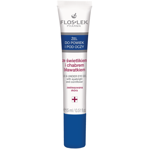 Floslek żel do powiek i pod oczy ze świetlikiem i chabrem bławatkiem, 15 ml_2
