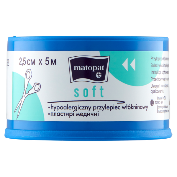 MATOPAT Przylepiec Soft, 2,5cm5m plaster, 2,5cm5m/1 opak._1