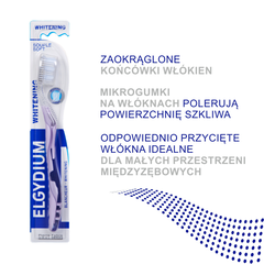 Elgydium Whitening wybielająca szczoteczka średnia, 1 szt._2