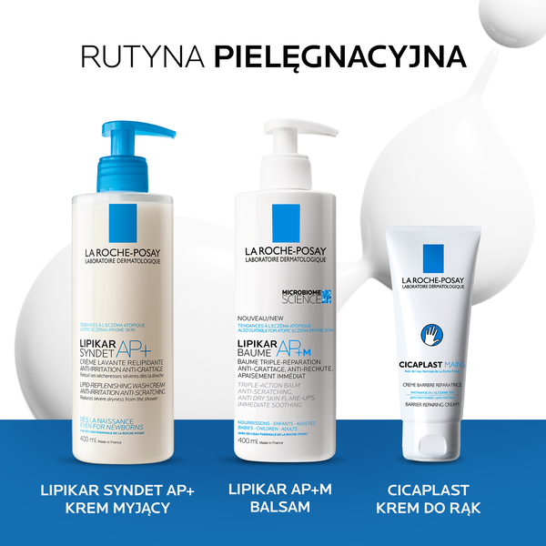 La Roche-Posay Lipikar Syndet AP+ krem myjący do ciała uzupełniający poziom lipidów - od urodzenia, 400 ml_6