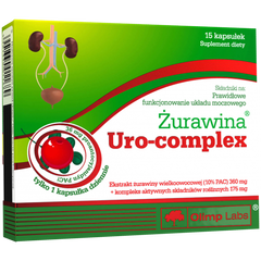 Żurawina Uro Complex suplement diety, 15 kaps./1 opak_1