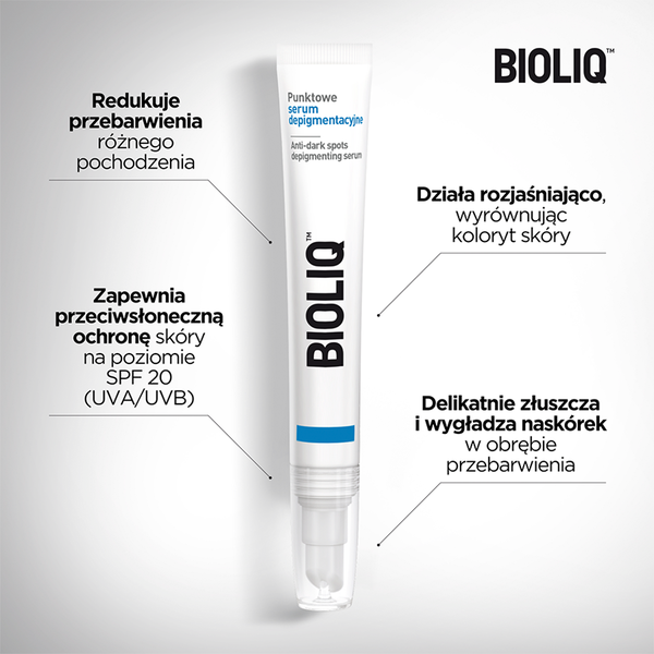Bioliq Dermo serum punktowe depigmentacyjne do twarzy z SPF20, 10 ml_4