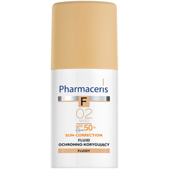 Pharmaceris F Sun-Correction fluid ochronno-korygujący najwyższa ochrona SPF50+ 02 sand, 30 ml_1