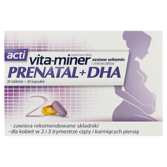 Acti Vita-Miner Prenatal DHA suplement diety, 30+30 tabl./1 opak._1