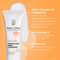 Iwostin Solecrin krem ochronny do twarzy SPF50+, 50 ml_2