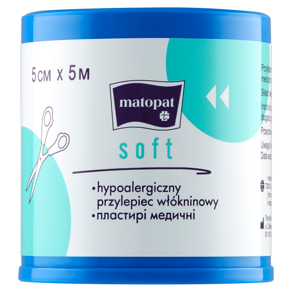 MATOPAT Przylepiec Soft, 5cm5m plaster, 5cm5m/1 opak._1