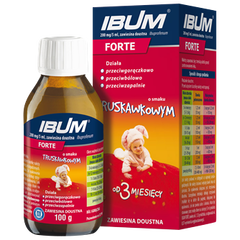 Ibum Forte zawiesina o smaku truskawkowym 200 mg/5 ml, 100 g_1