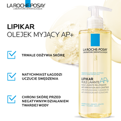 La Roche-Posay Lipikar Oil AP+ olejek myjący do ciała uzupełniający poziom lipidów, 750 ml_2