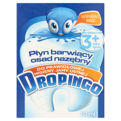 Dropingo barwiący płyn do płukania jamy ustnej dla dzieci, 10 ml_1