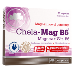 Chela-Mag B6 Magnez+Wit. B6 suplement diety, 30 kaps./1 opak_1