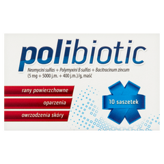 Polibiotic maść na skórę, 1 g x 10 sasz./1 opak._2