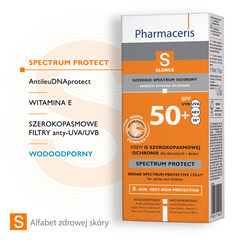Pharmaceris S krem do twarzy o szerokopasmowej ochronie SPF50+, 50 ml_2