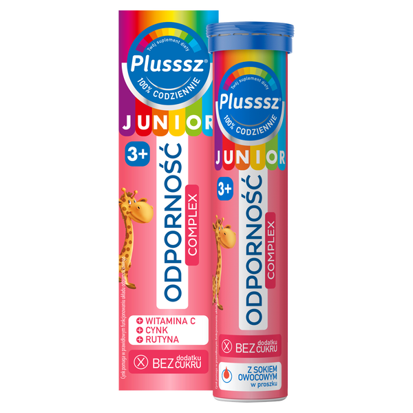 Plusssz Junior Odporność Complex tabletki musujące, 20 tabl./1 opak._1