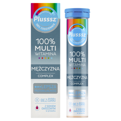 Plusssz 100% Multiwitamina Mężczyzna tabletki musujące, 20 tabl./1 opak._1